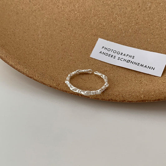 "Terra Grain" Sterling Silver Ring