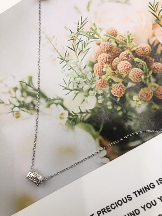 Crystal Cube Glow Everyday Necklace