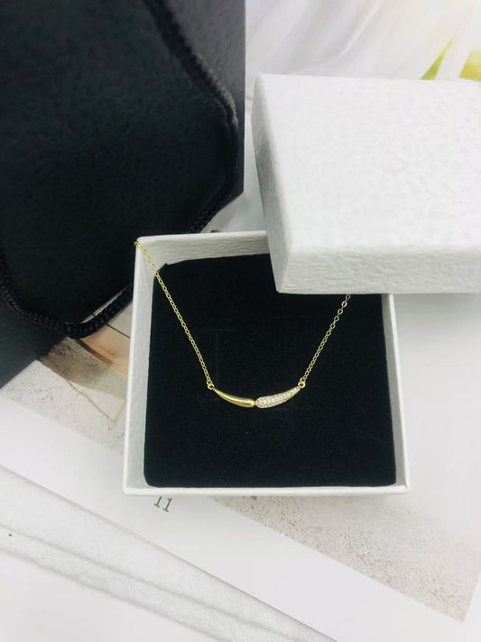 Eternal Smile Gold Necklace