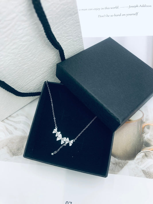 Crystal Arrow Glow Necklace