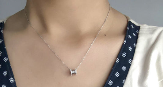 Timeless Glow Dual-Tone Necklace (Gold/Silver)