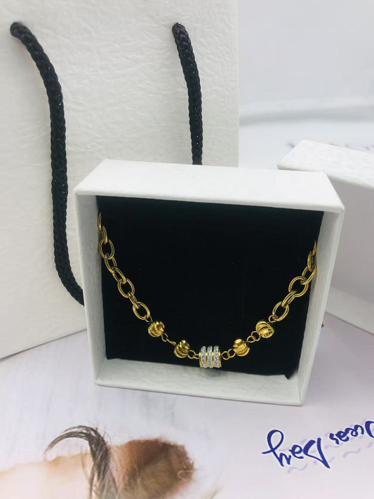 Golden Luxe Chain Accent Bracelet â¨