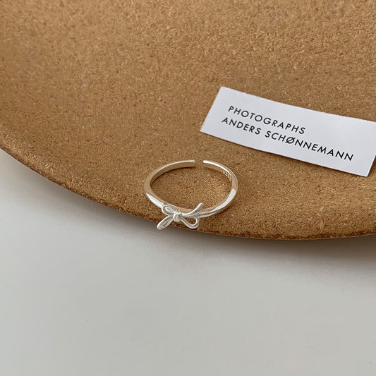 "Silk Knot" Sterling Silver Ring