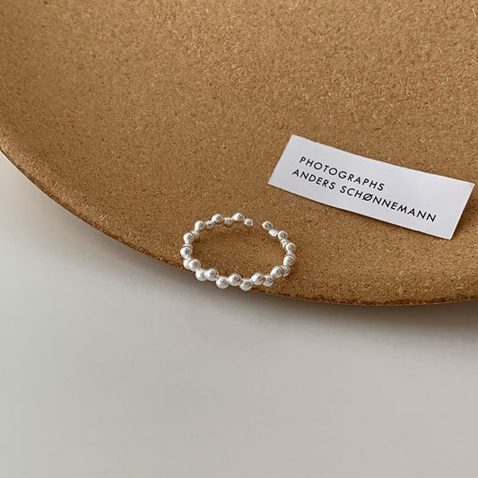 "Beaded Lumina" Sterling Silver Ring